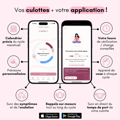 Culotte Menstruelle Ados Arya détachable (Nouveauté) Produit de l'année 2026  ✨